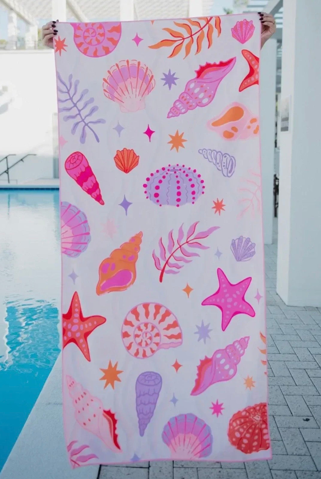 Shelly Reversible Microfiber Beach Towel