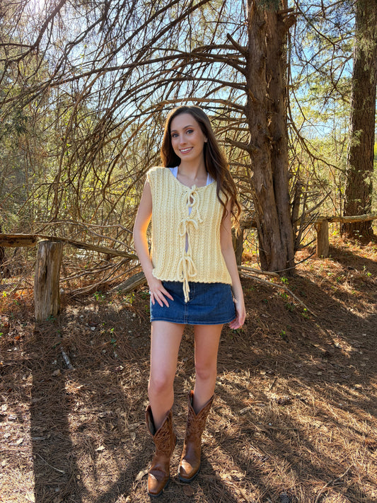 Lemon Drop Sweater Vest