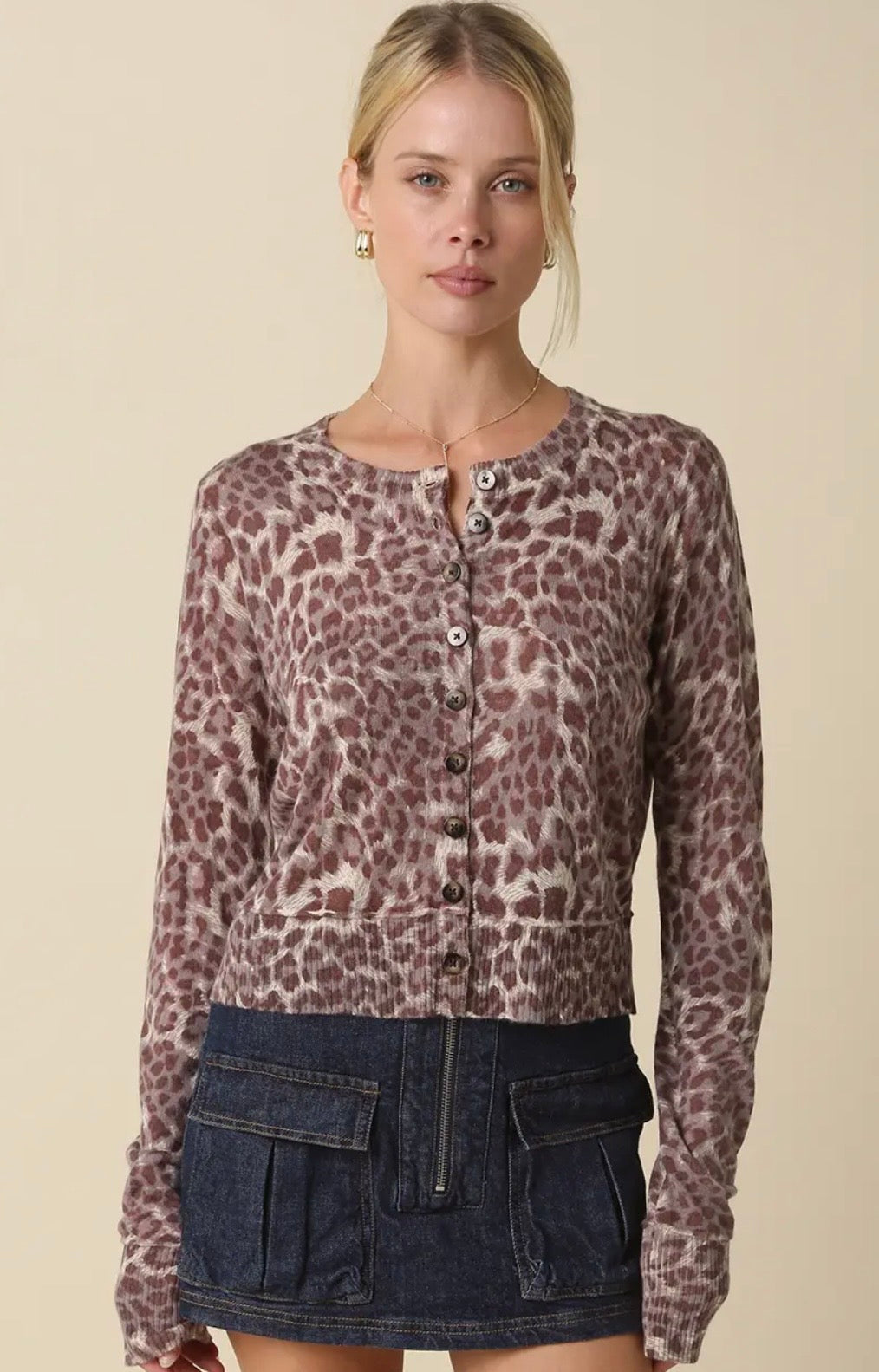 Spotted Cardigan