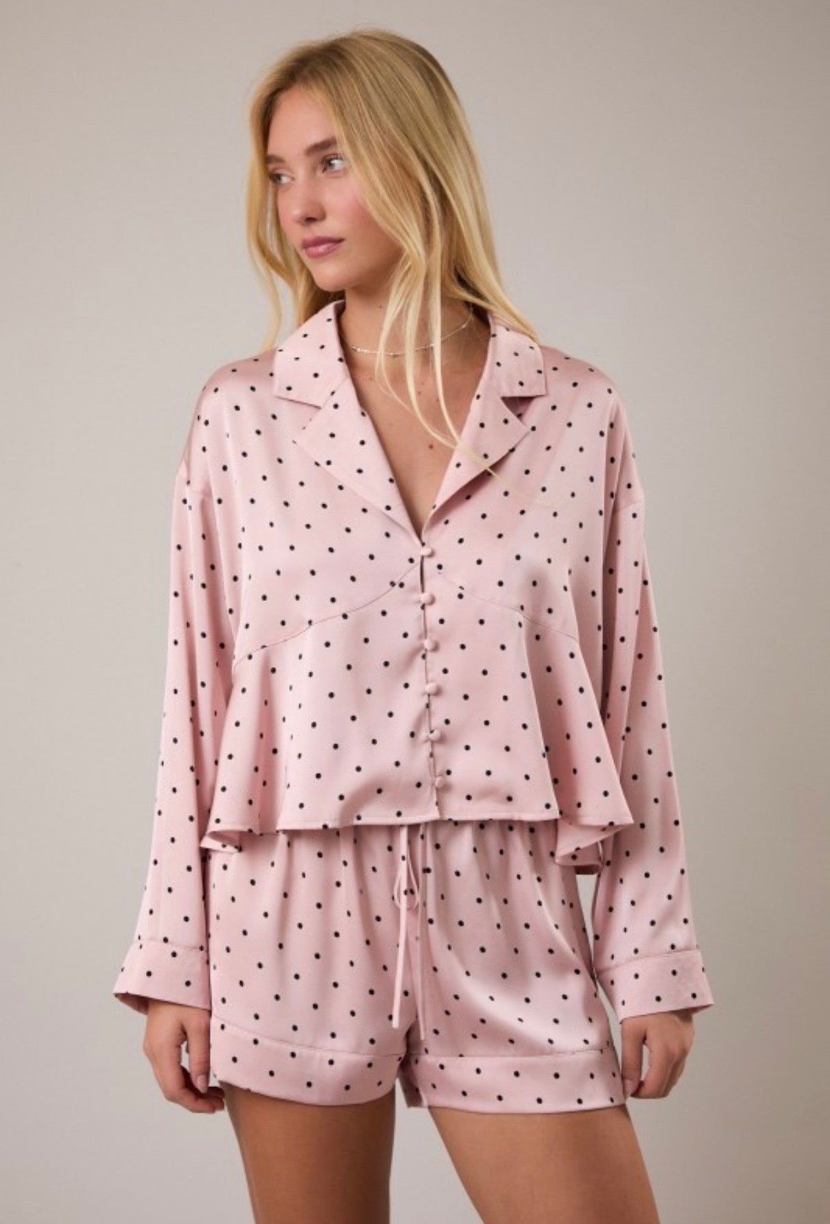Pretty in Pink Pajama Set