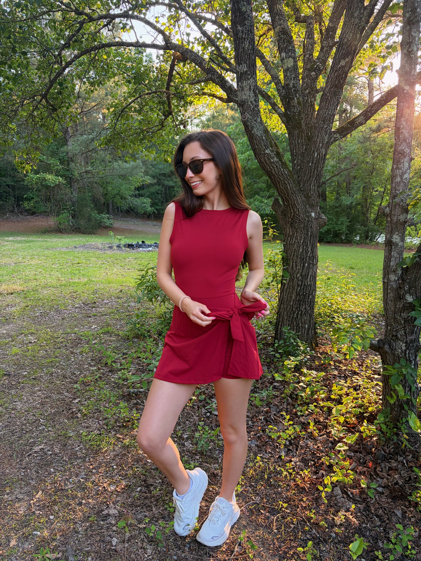 M & L LEFT | Off Duty Athletic Dress - Red