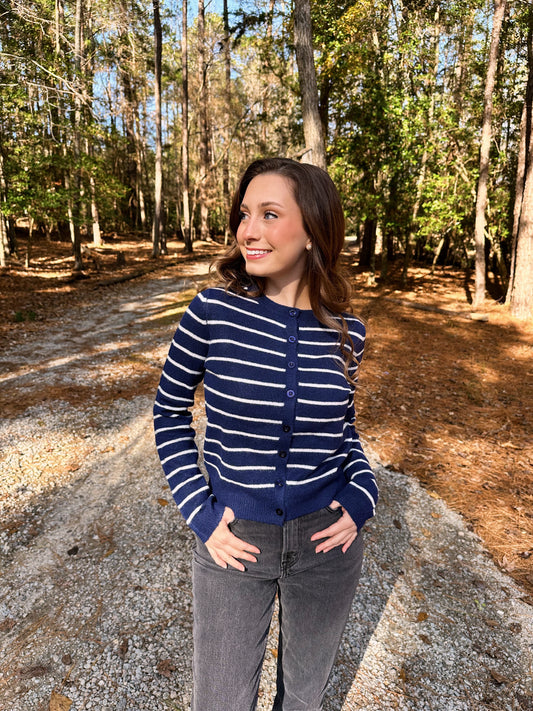 Marina Cardigan - Navy