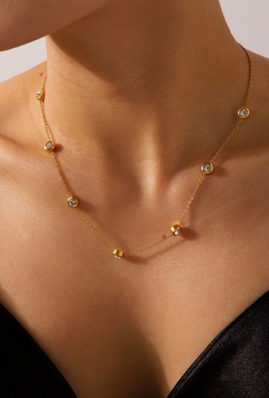 1 LEFT | Rhinestone Necklace
