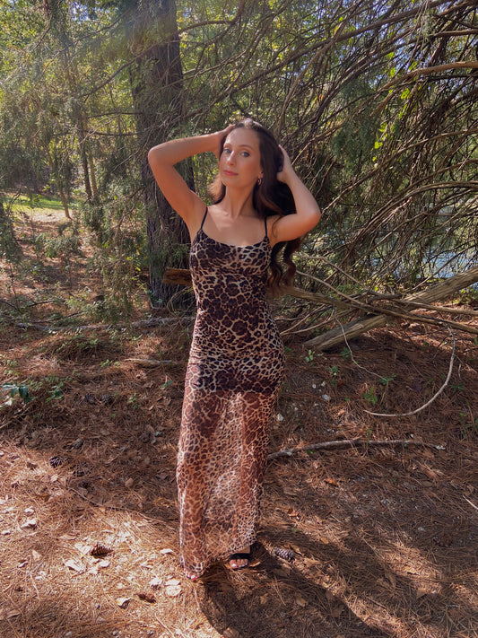 S & M LEFT | Leopard Dress