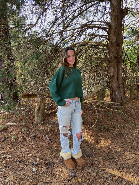 Tessa Sweater - Dark Green