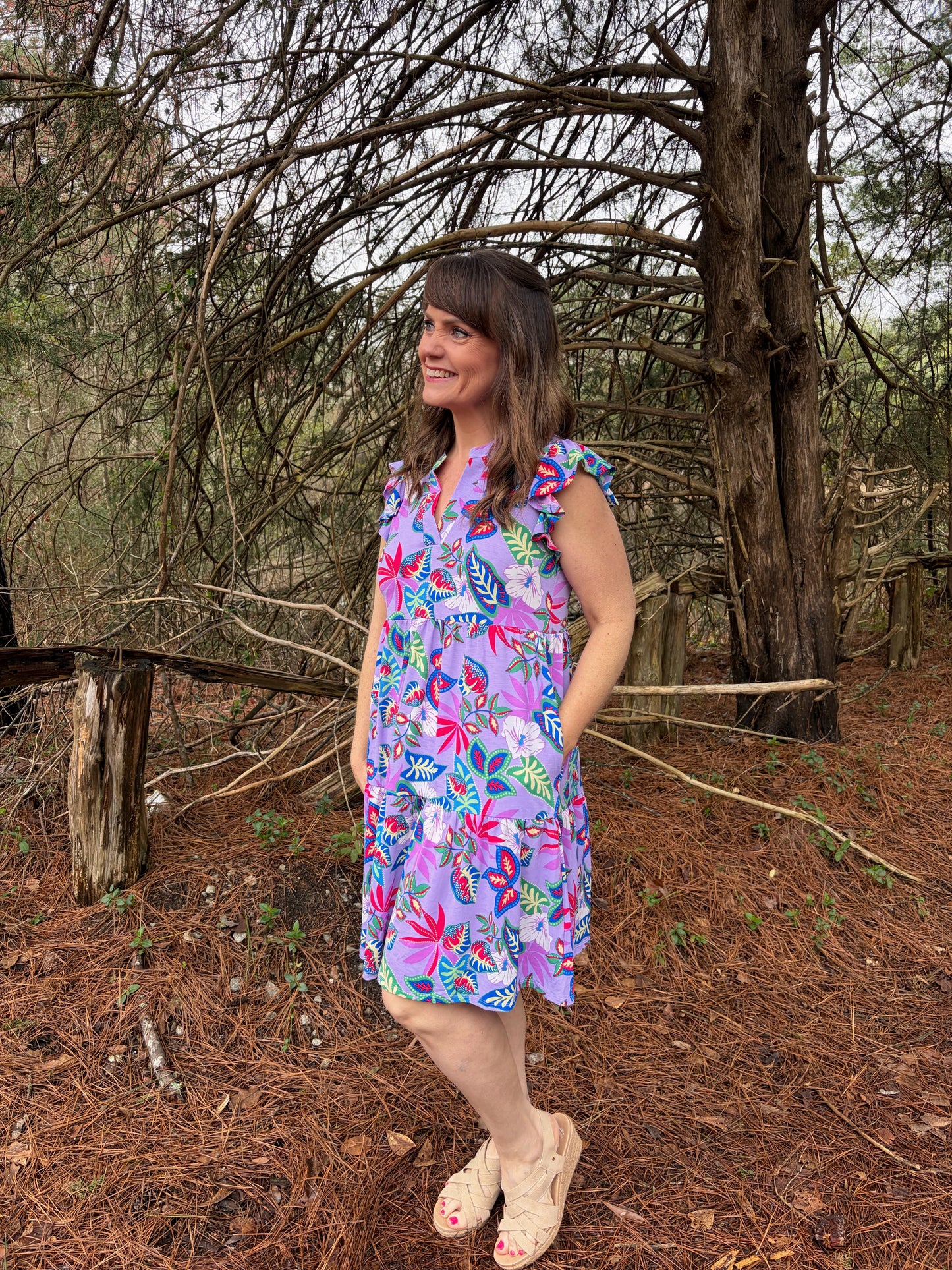 S & M LEFT | Lizzy Lavender Dress