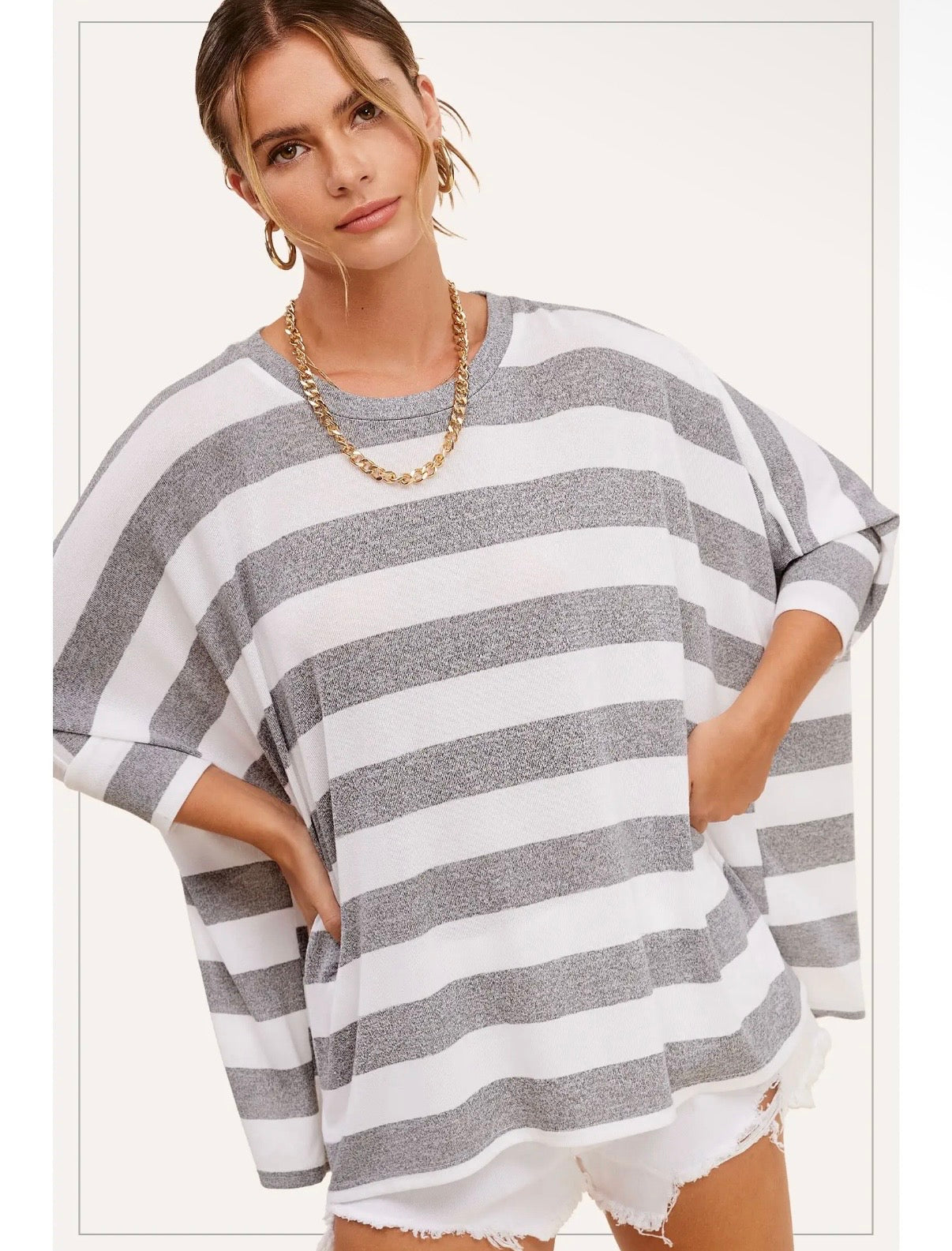 Emery Oversized Top
