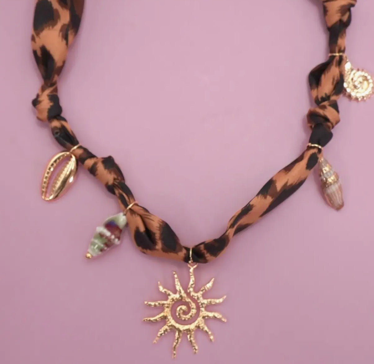 1 LEFT | Wild Coast Scarf Necklace