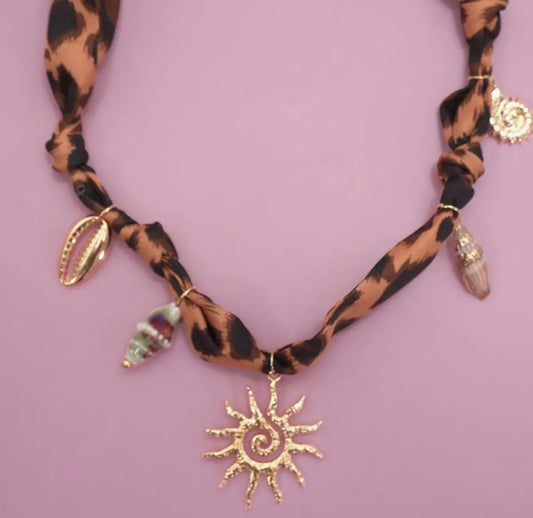 1 LEFT | Wild Coast Scarf Necklace