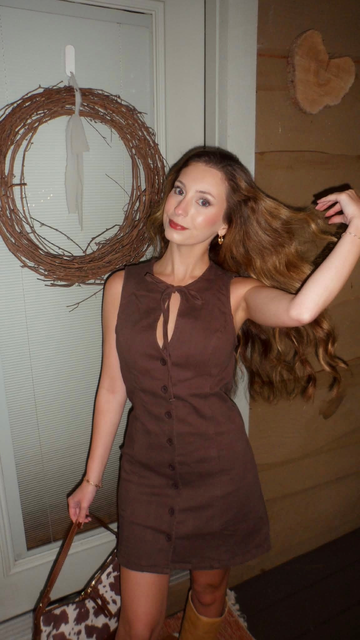 Brown Sugar Mini Dress