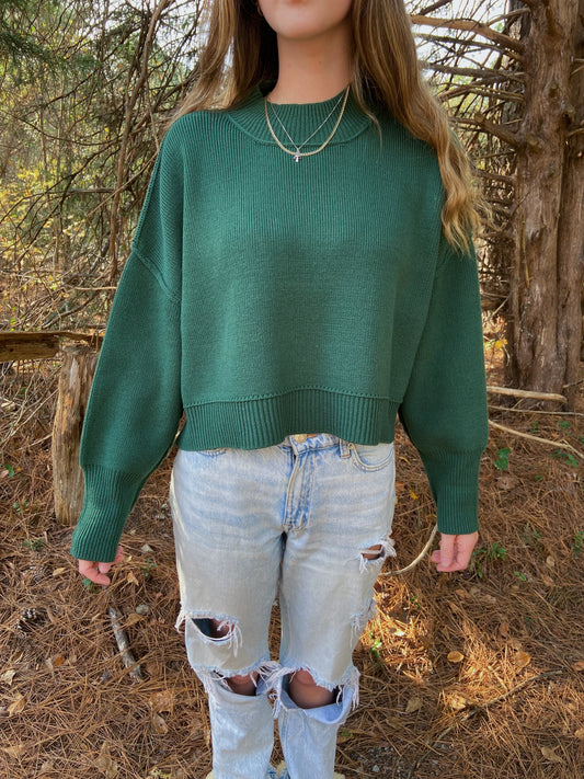 Tessa Sweater - Dark Green