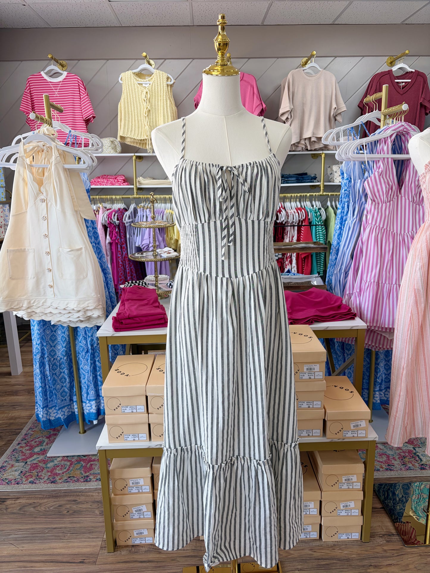 1 SMALL LEFT | Marina Midi Dress