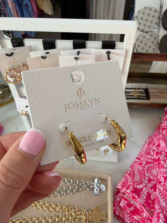 U Shape Hoop Earrings