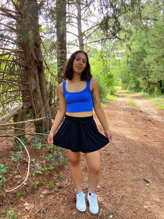 Brooke Athletic Skirt - Black