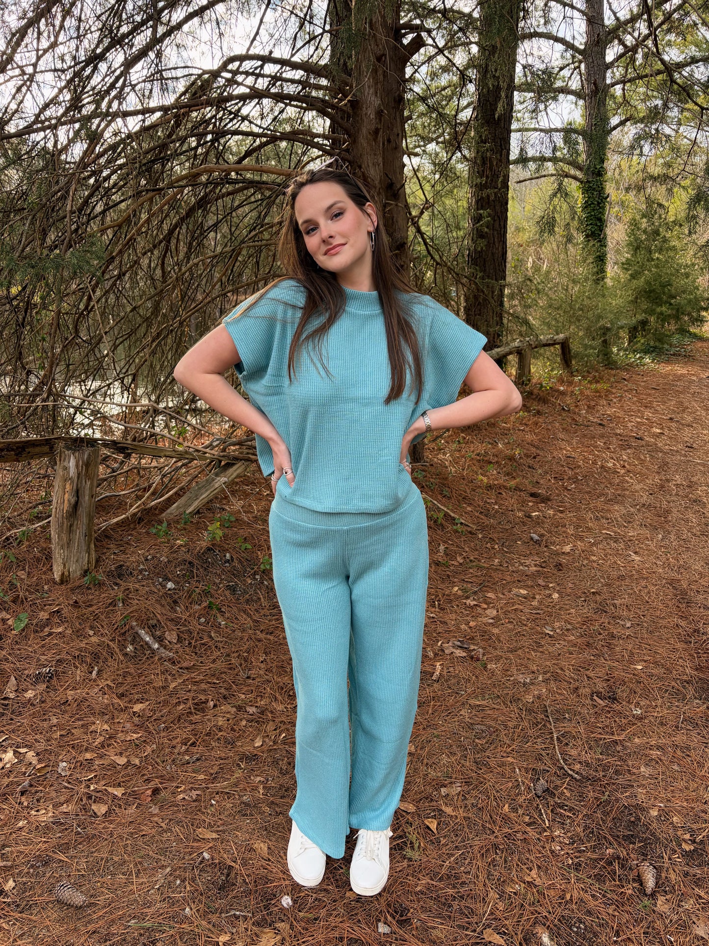 1 SMALL LEFT | Blakely Lounge Set - Dusty Teal