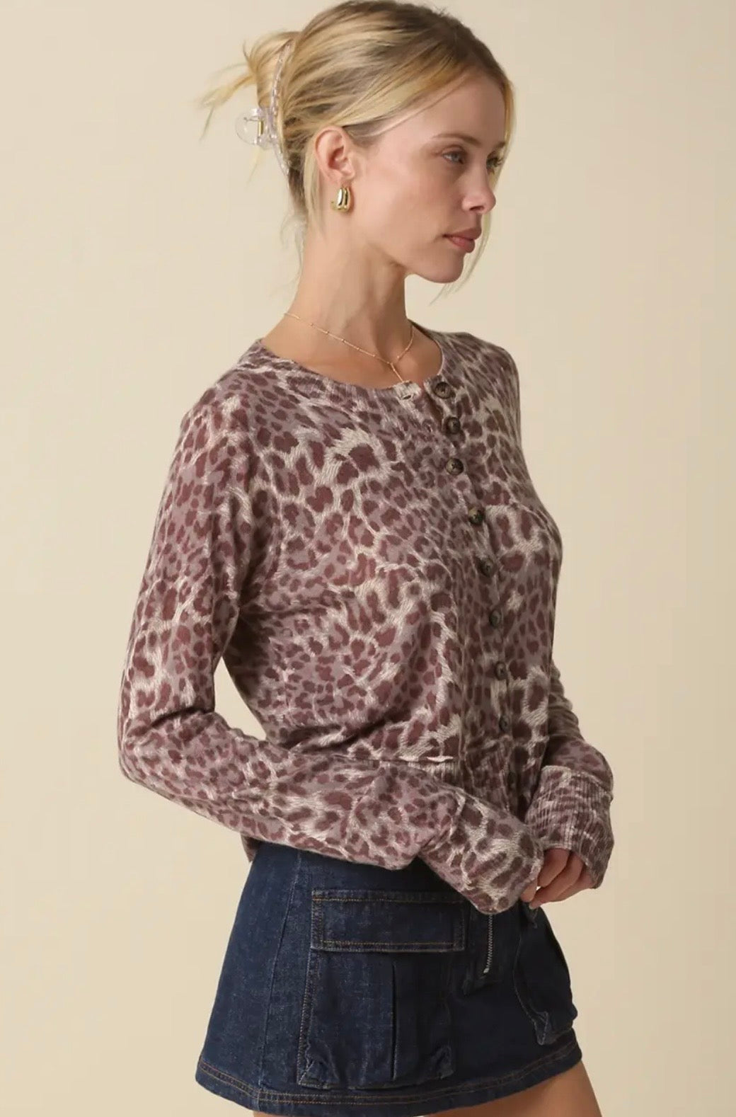 Spotted Cardigan