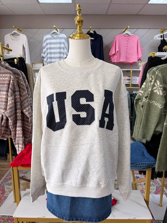USA Gray Sweatshirt