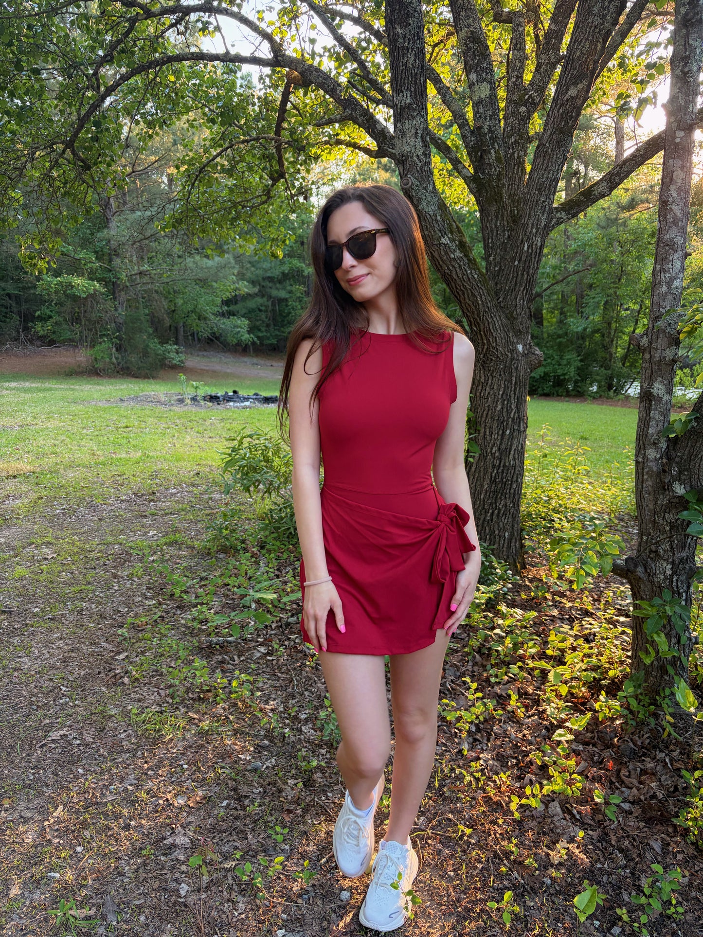 M & L LEFT | Off Duty Athletic Dress - Red