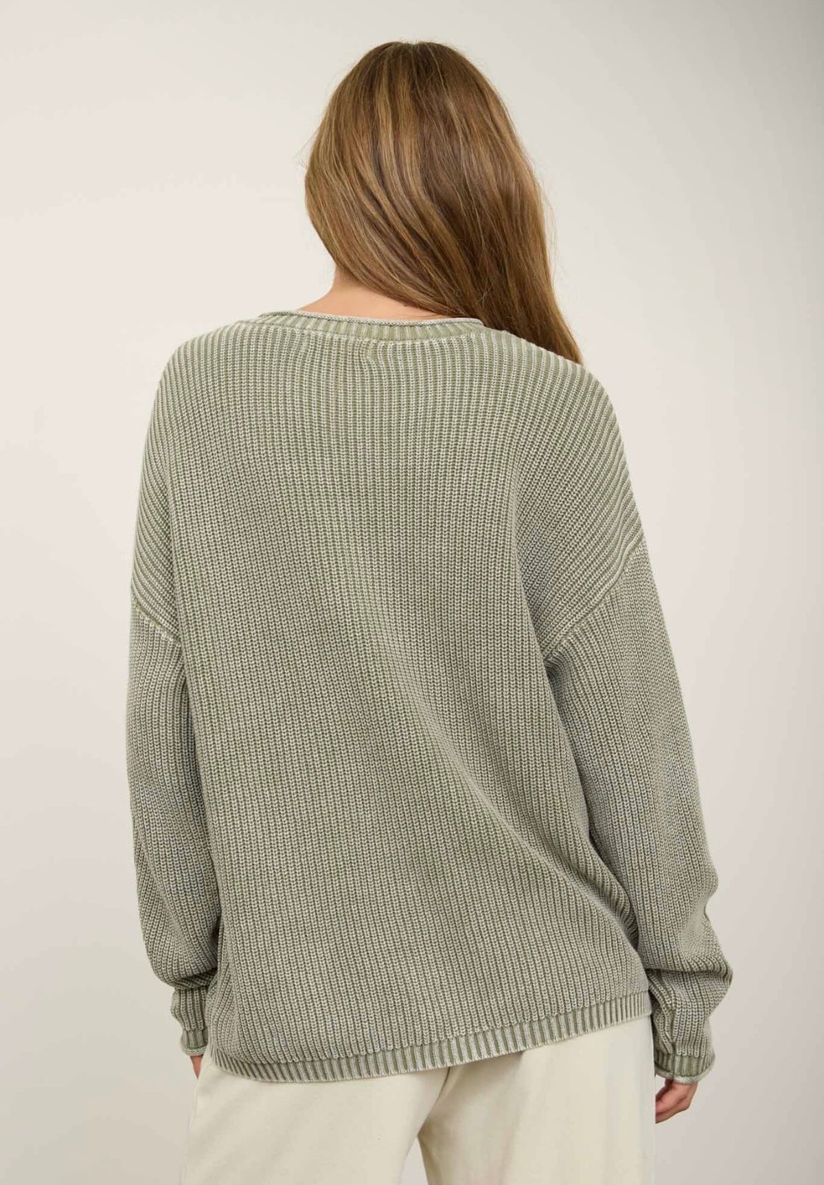 Olive Henley Sweater