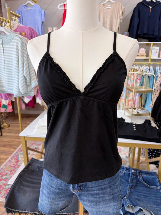 Lola Tank Top - Black