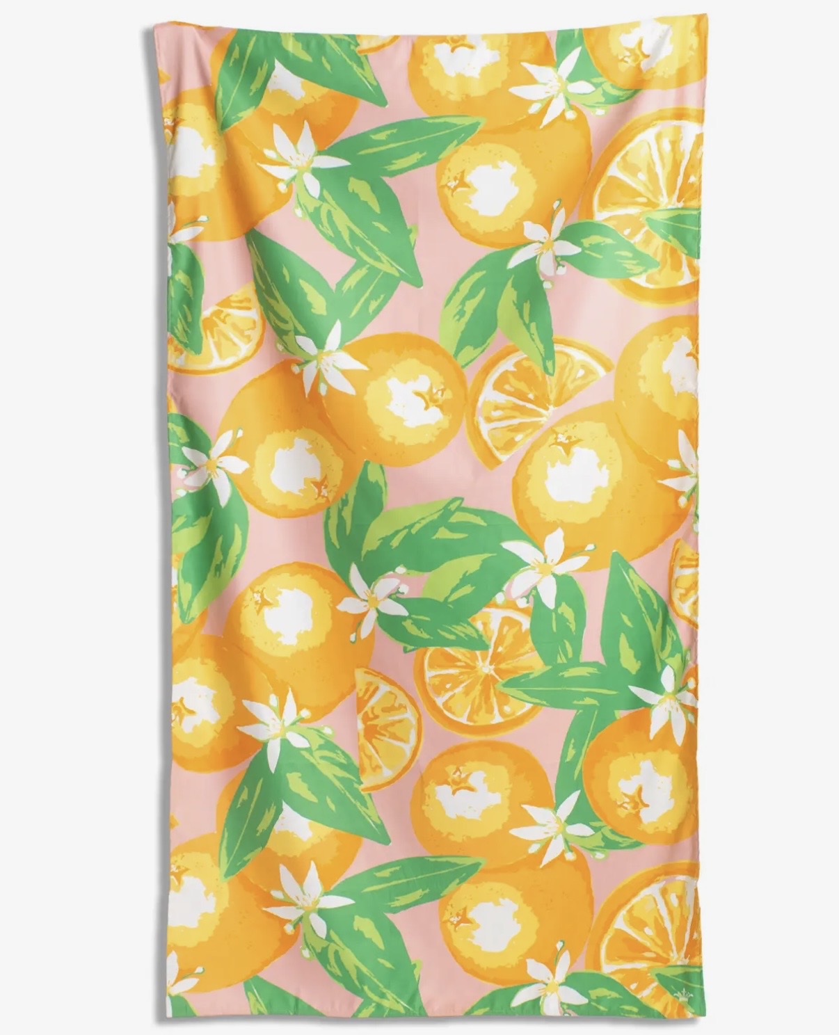 Orange Grove Microfiber Beach Towel